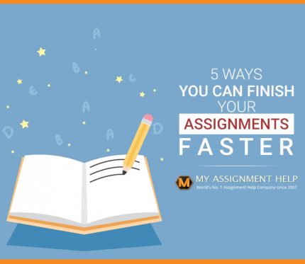 how to finish assignment faster