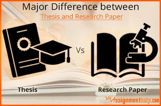 What is difference between thesis and dissertation