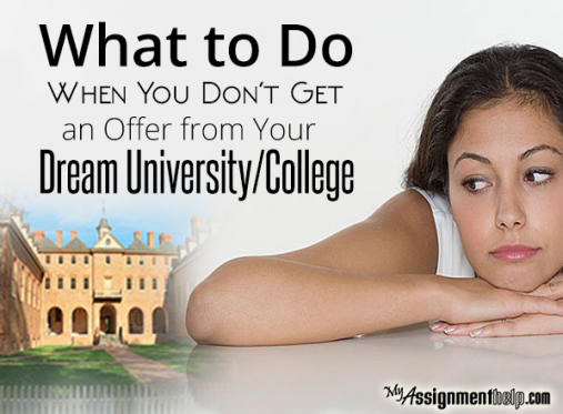 How To Deal With Rejection From Your Dream College