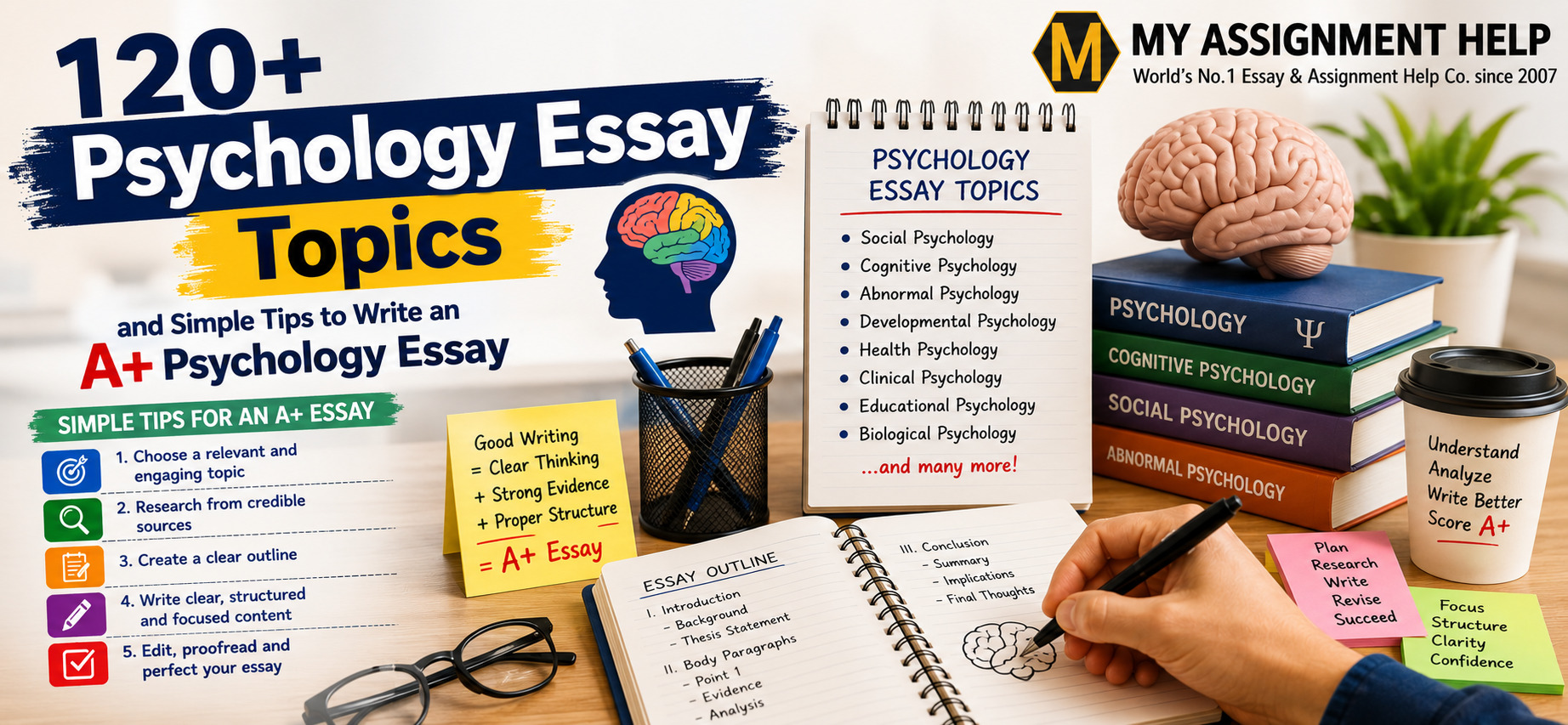 120+ Psychology Essay Topics and Simple Tips to Write an A+ Psychology Essay