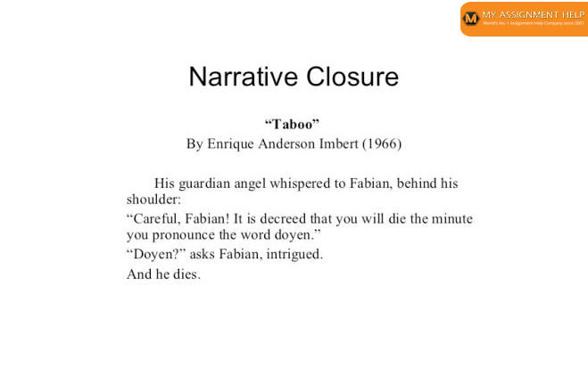 Narrative Closure