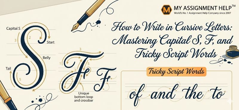 How to Write in Cursive Letters: Mastering Capital S, F, and Tricky Script Words