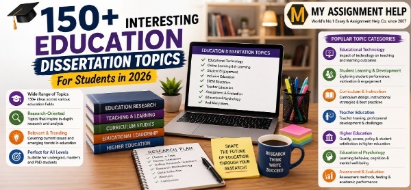 150+ Interesting Education Dissertation Topics For Students in 2026