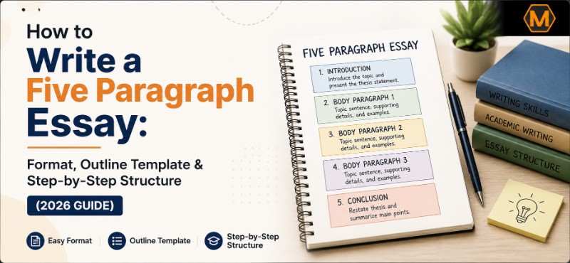 How to Write a Five Paragraph Essay: Format, Outline Template & Step-by-Step Structure (2026 Guide)