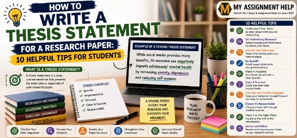 How To Write A Thesis Statement For a Research Paper: 10 Helpful Tips For Students
