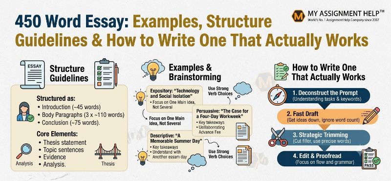 450 Word Essay: Examples, Structure Guidelines & How to Write One That Actually Works