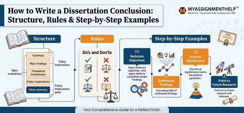 How to Write a Dissertation Conclusion: Structure, Rules & Step-by-Step Examples