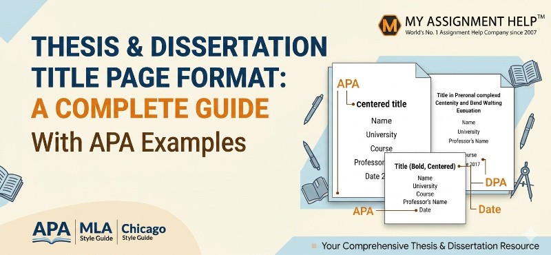 Thesis & Dissertation Title Page Format: A Complete Guide (With APA Examples)