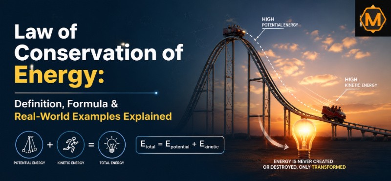 Law of Conservation of Energy: Definition, Formula & Real-World Examples Explained