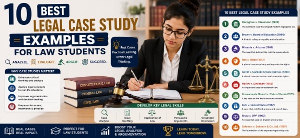 10 Best Legal Case Study Examples for Law Students