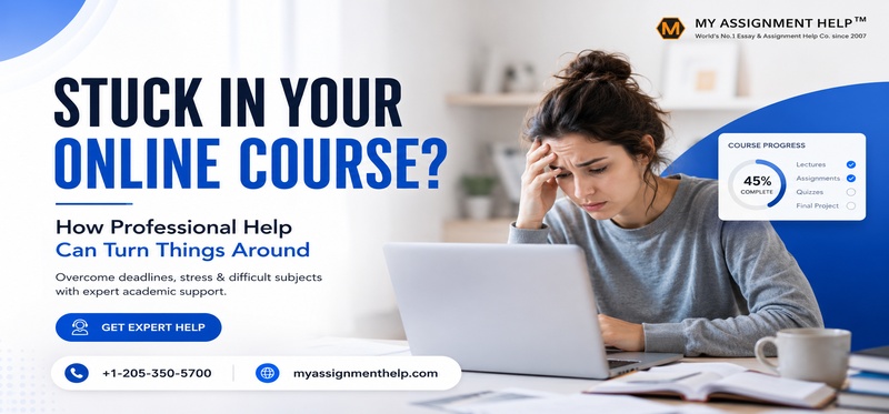 Stuck in Your Online Course? How Professional Help Can Turn Things Around
