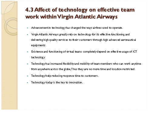 virgin atlantic organisational structure