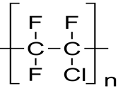 Structure of the polychlorotrifluroethylene
