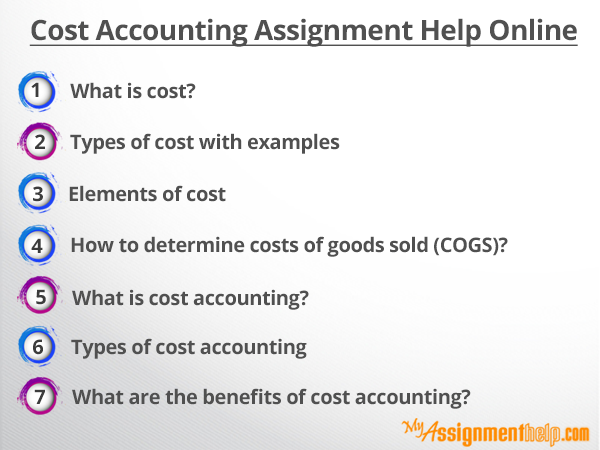 Cost accounting assignment material solution