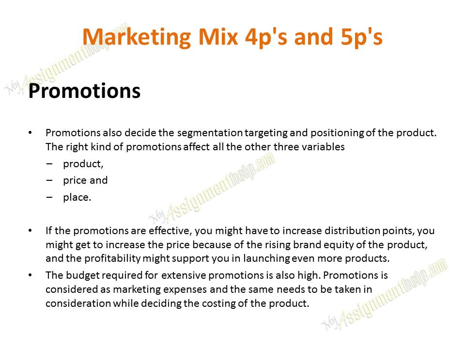 essay 4 example p's Plan Marketing Marketing P's Marketing Analysis    of 4