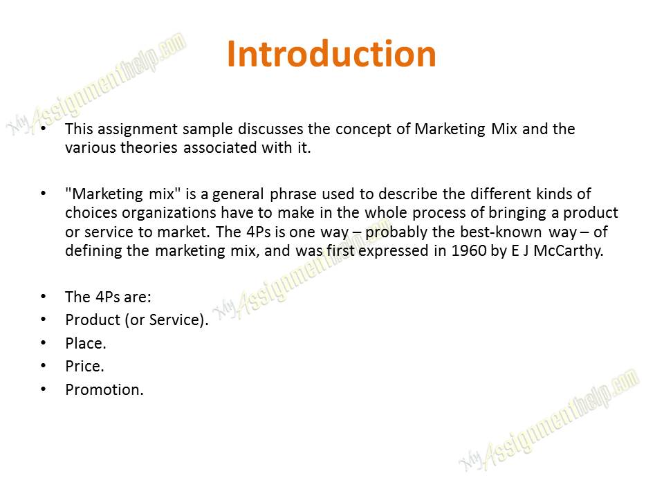 Marketing Plan - Marketing Analysis - 4 P's of Marketing - 7 P's of